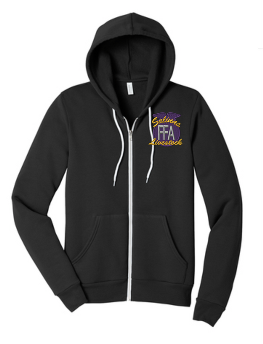 Salinas Unisex Sponge Fleece Full-Zip Hoodie