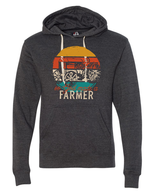 So God Made a Farmer Sweatshirt Tri Blend