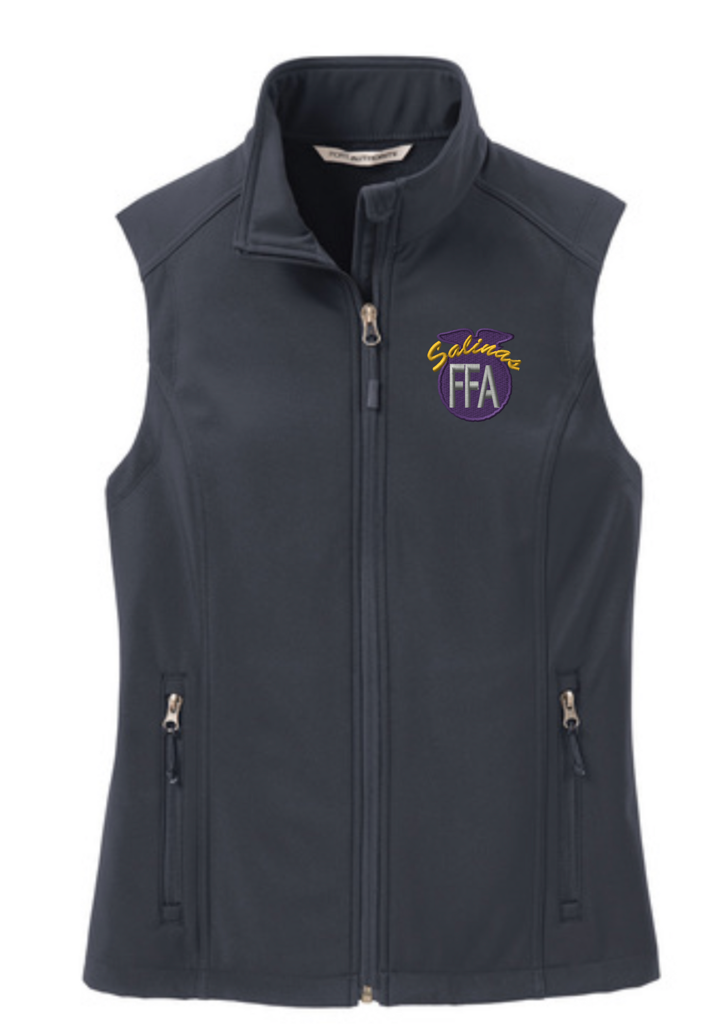 Salinas FFA Livestock Ladies Core Soft Shell Vest Personalized