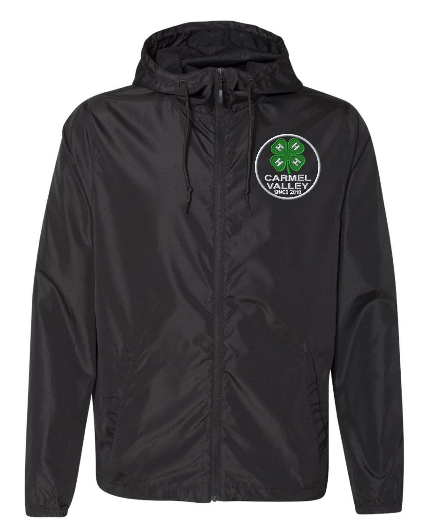 Carmel Valley 4-H Adult Lightweight Windbreaker Full-Zip Jacket