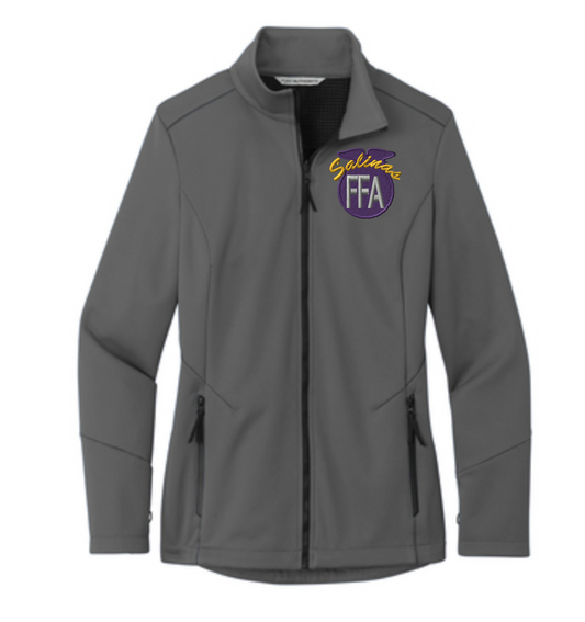 Salinas FFA Women's Personalized GRAPHITE GREY Collective Tech Soft Shell Jacket