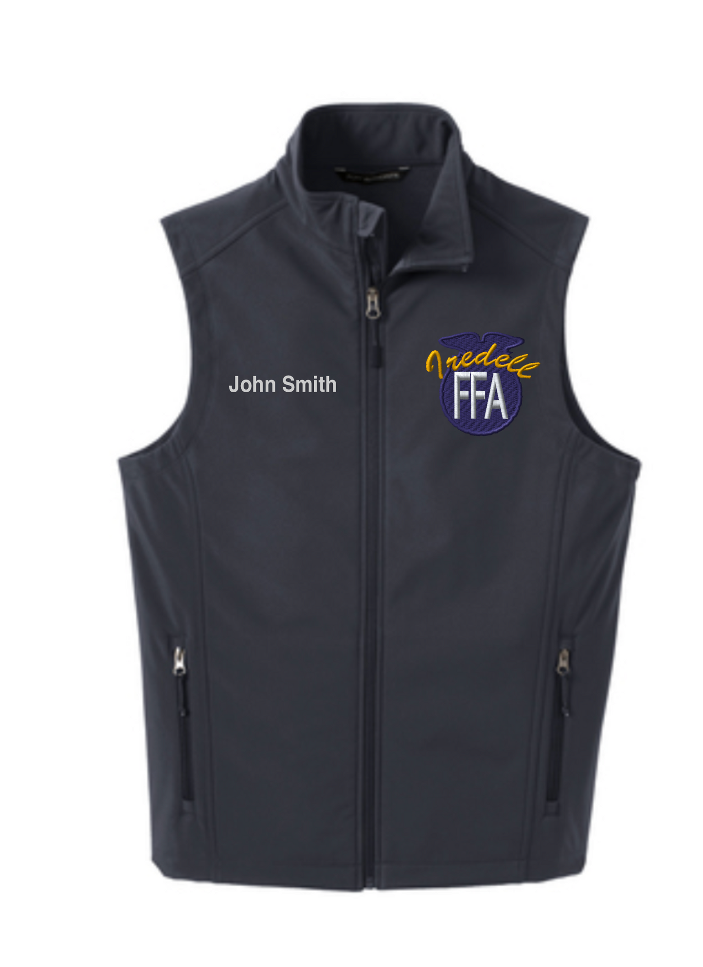 Iredell Mens Core Soft Shell Vest Personalized
