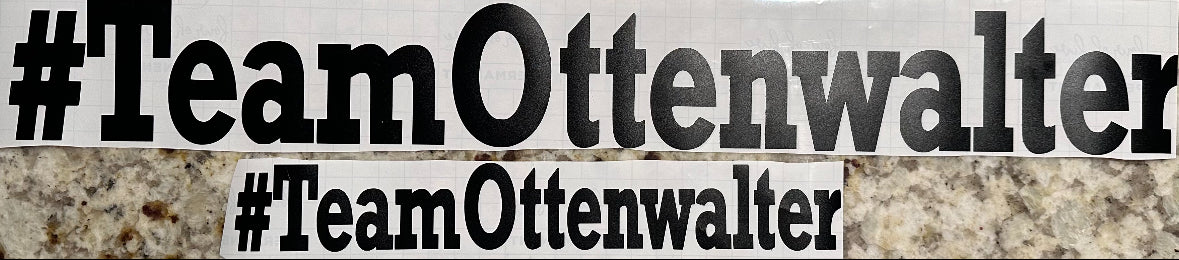 #TeamOttenwalter Vinyl Sticker