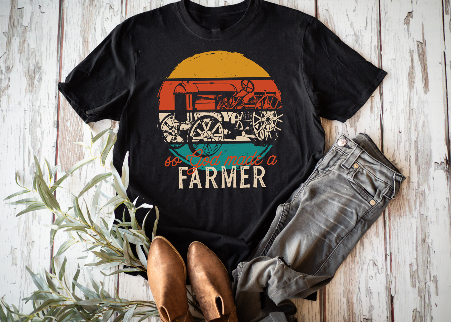 So God Made a Farmer Tee