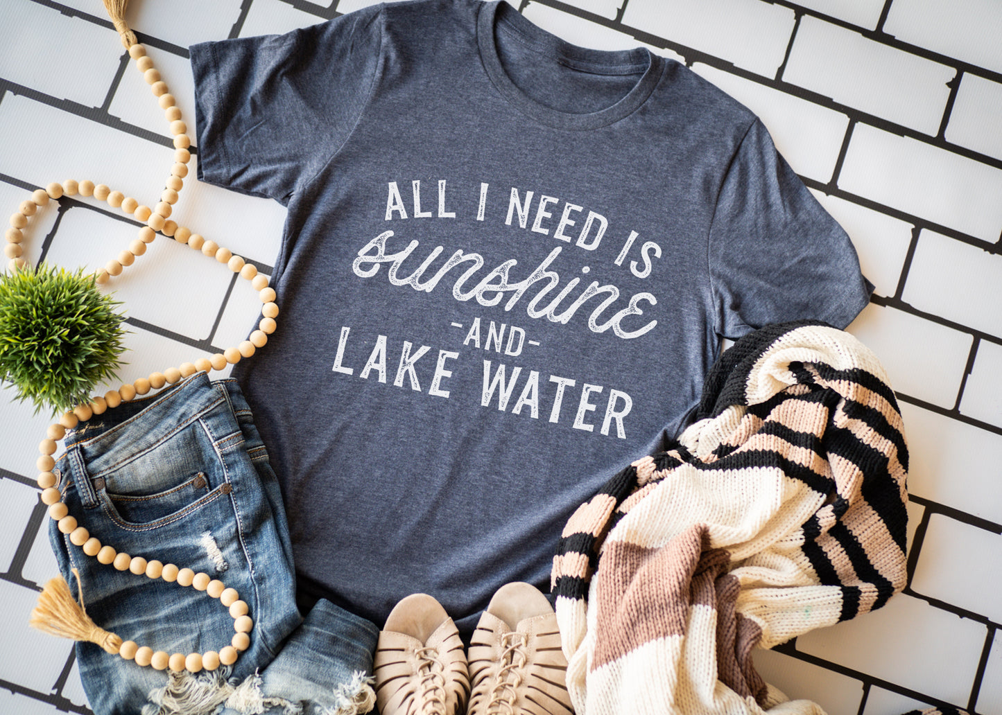 All I Need is Sunshine & Lake Water Tee