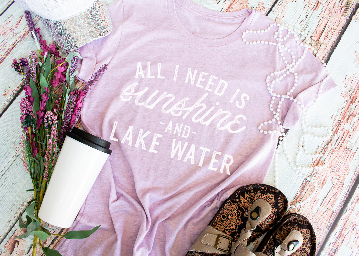 All I Need is Sunshine & Lake Water Tee