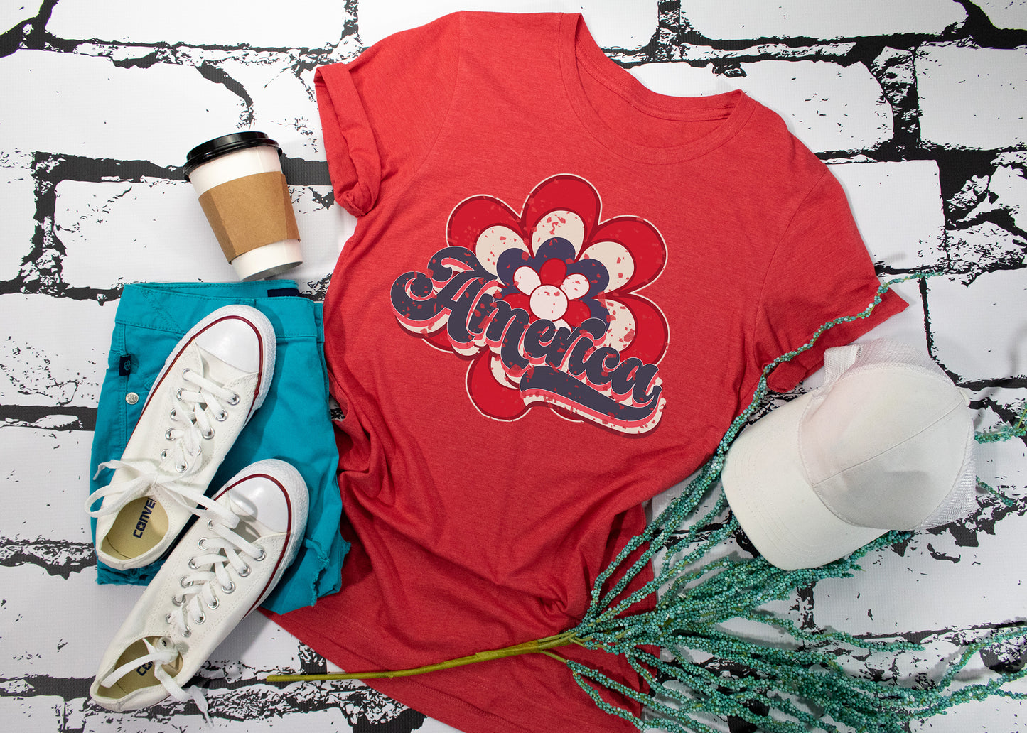 Retro America Tee