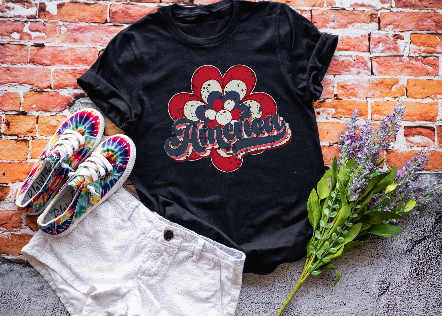 Retro America Tee