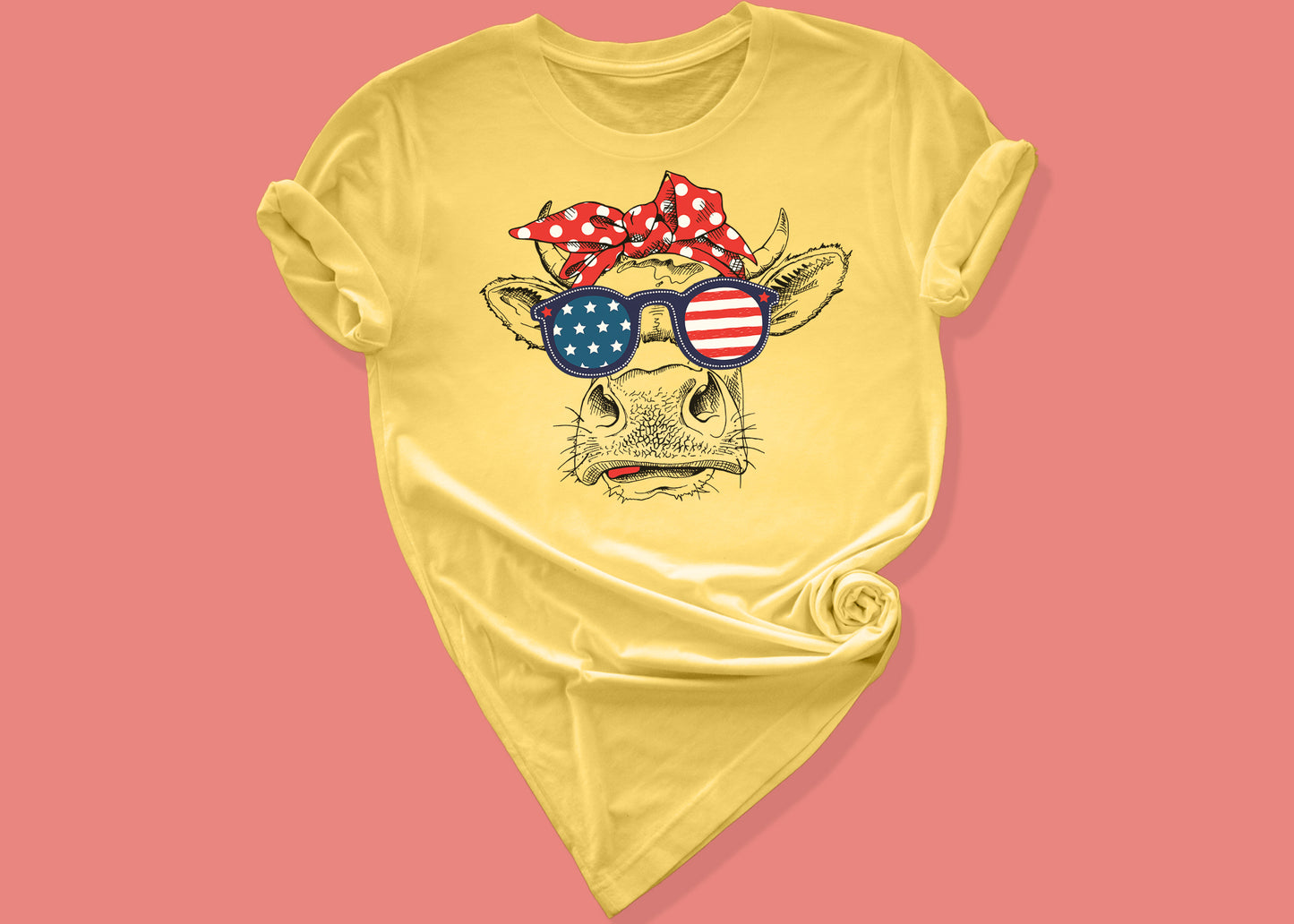 American Cow Tee