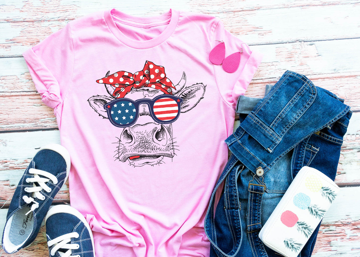 American Cow Tee