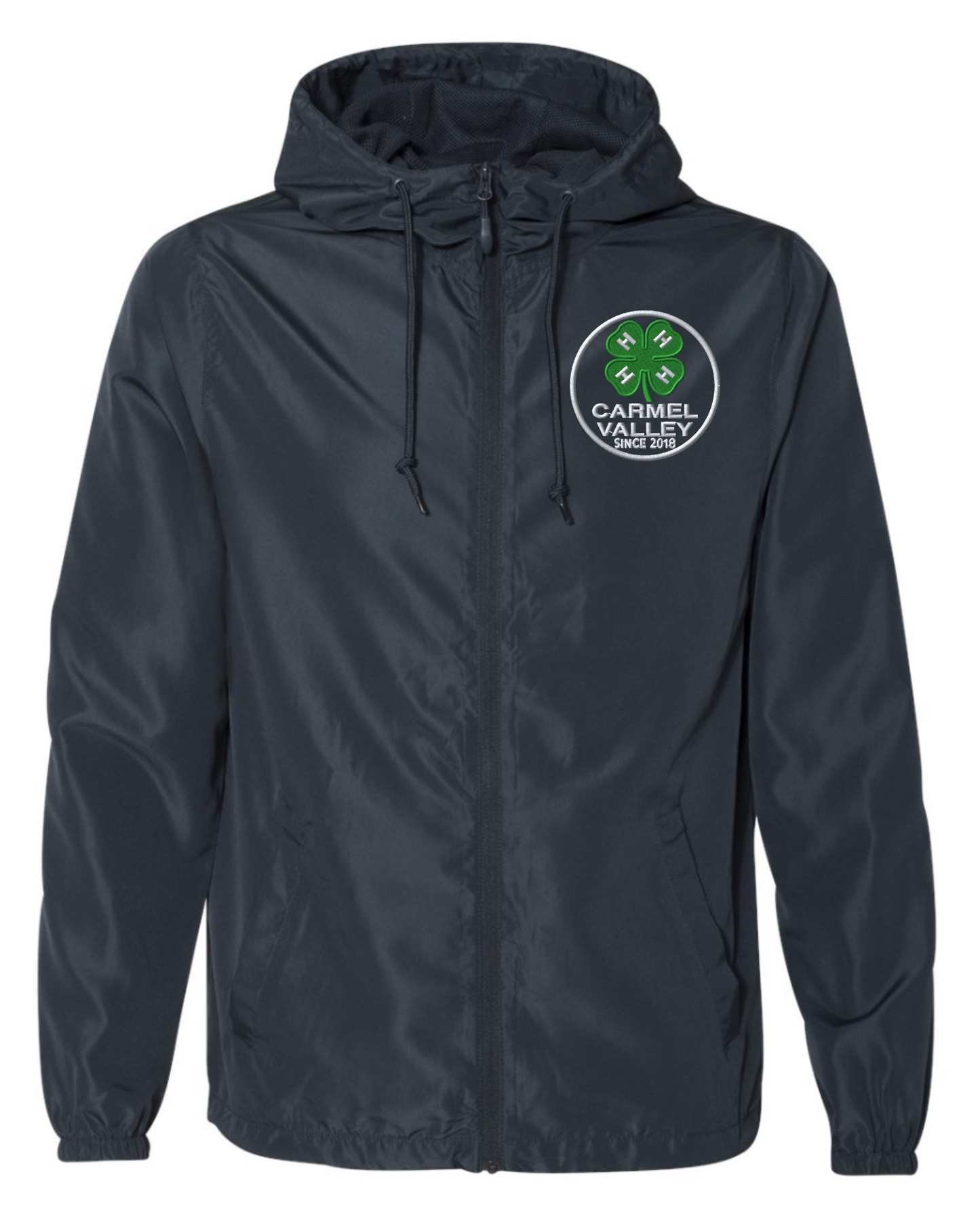 Carmel Valley 4-H Adult Lightweight Windbreaker Full-Zip Jacket