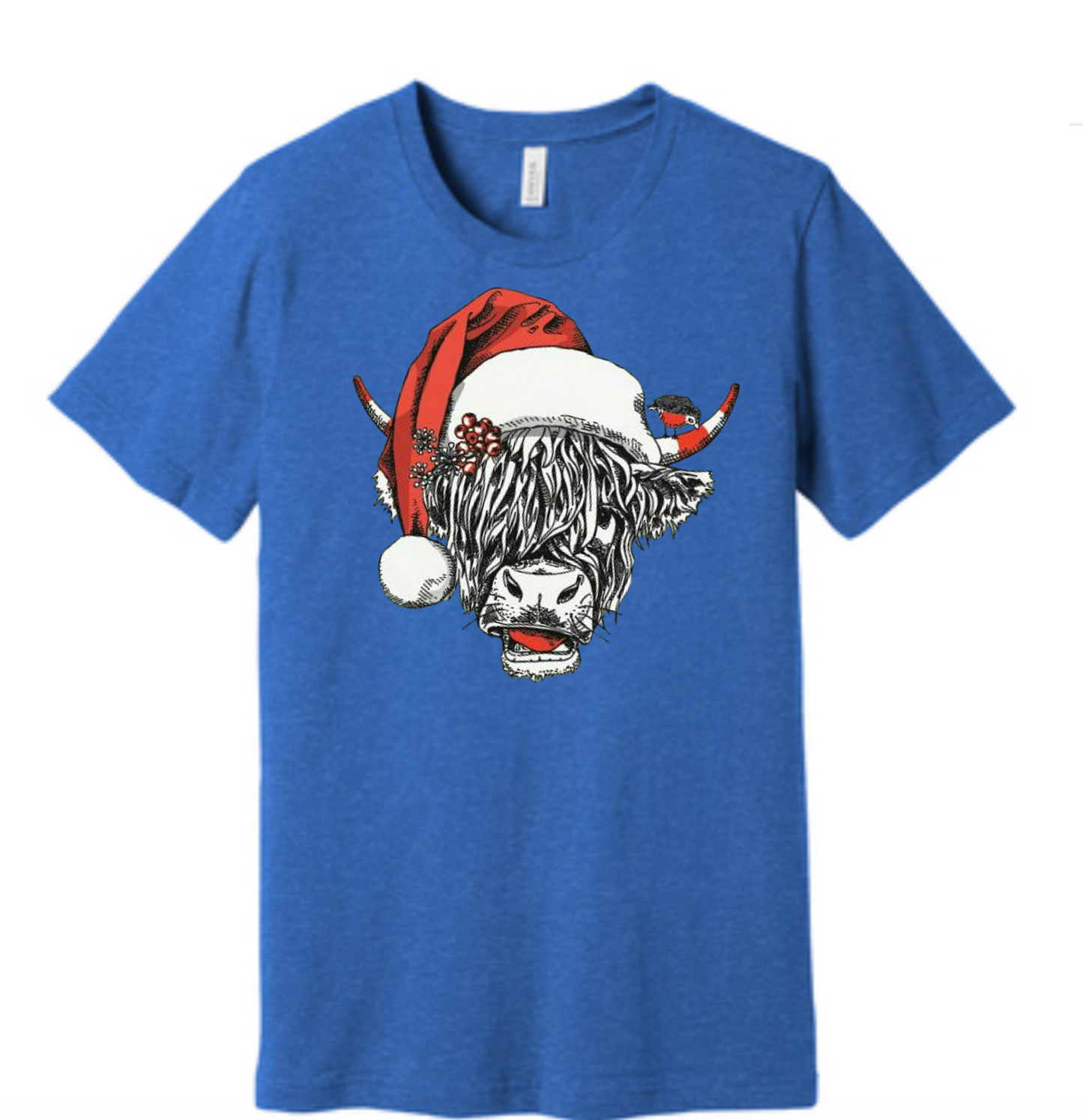 Highland Cow Christmas Tee