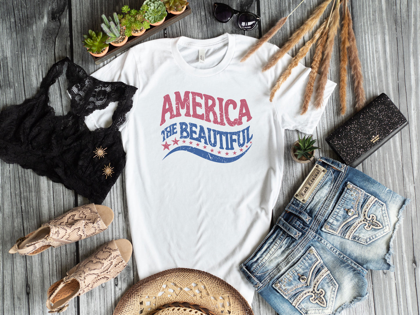 America The Beautiful Tee