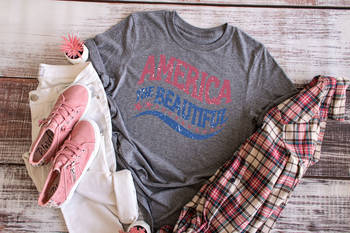 America The Beautiful Tee