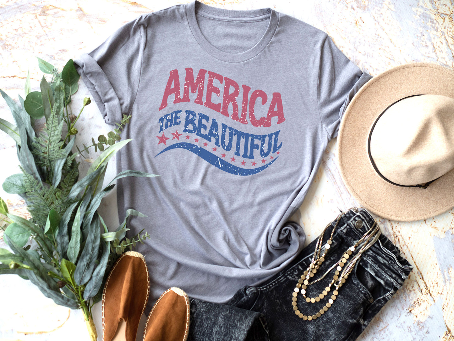 America The Beautiful Tee