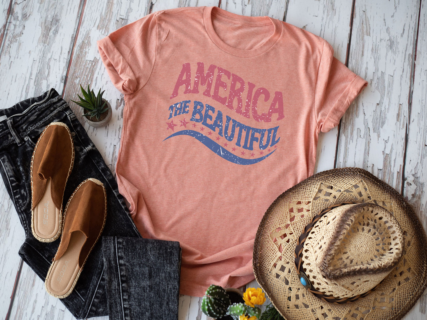 America The Beautiful Tee