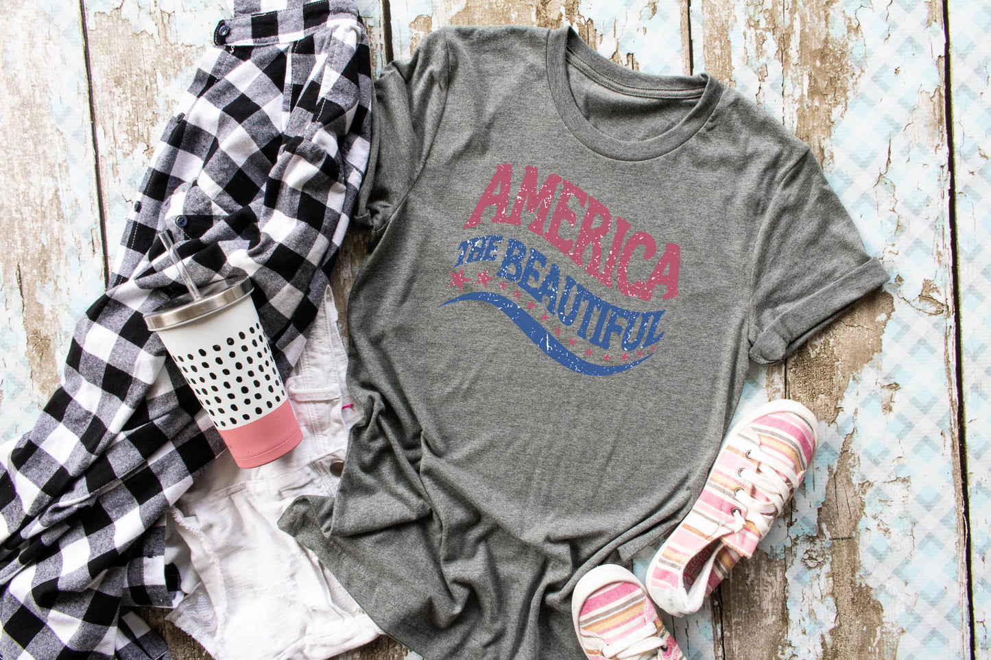 America The Beautiful Tee
