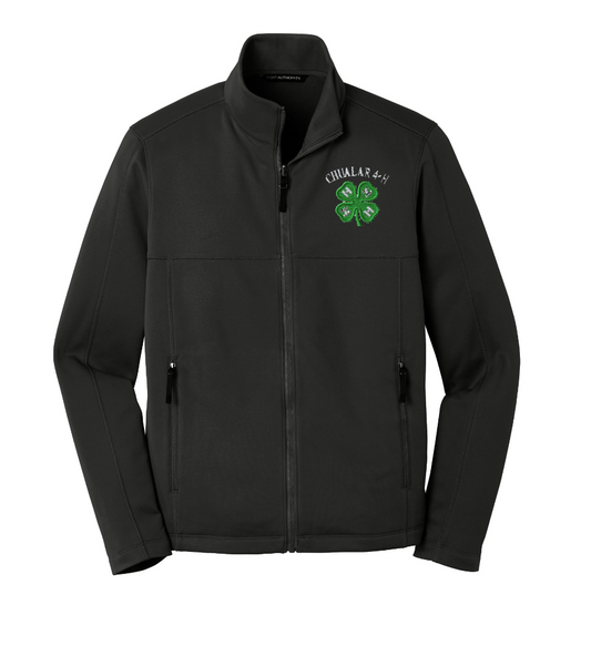 Chualar 4-H Peronalized Men's BLACK Port Authority ® Collective Smooth Fleece Jacket