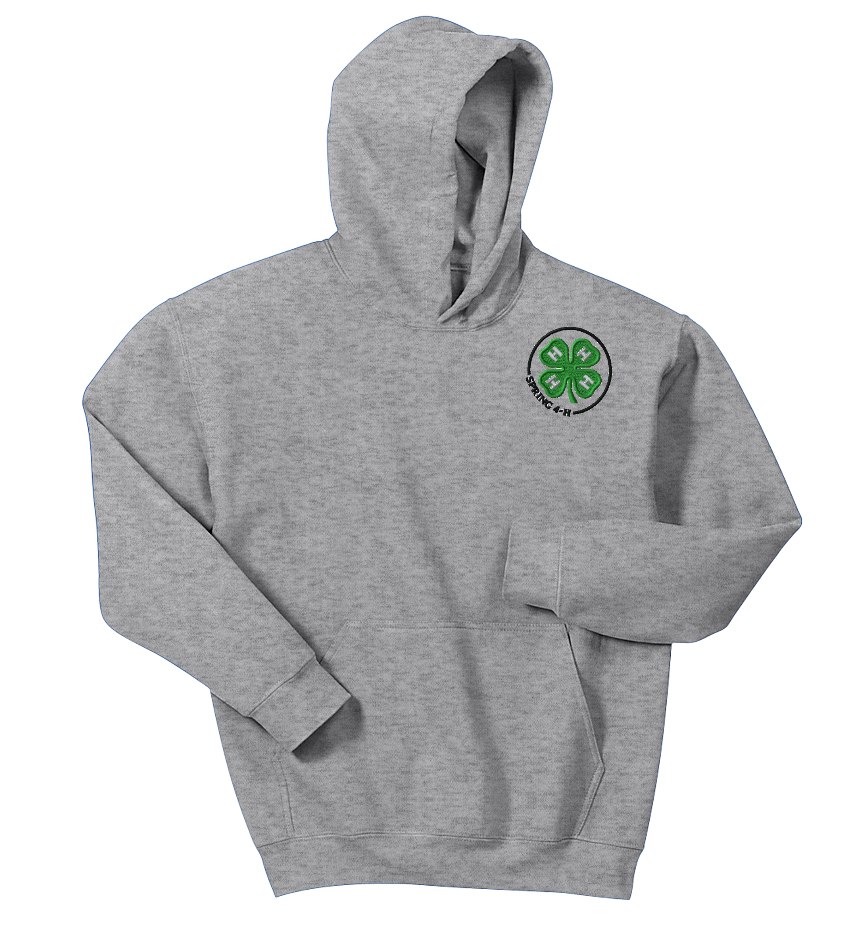 Spring 4-H Youth Gildan Hooded Sweatshirt