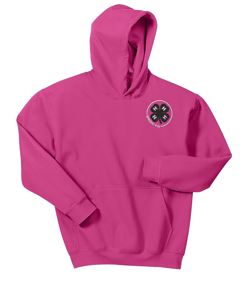 Spring 4-H Youth Gildan Hooded Sweatshirt