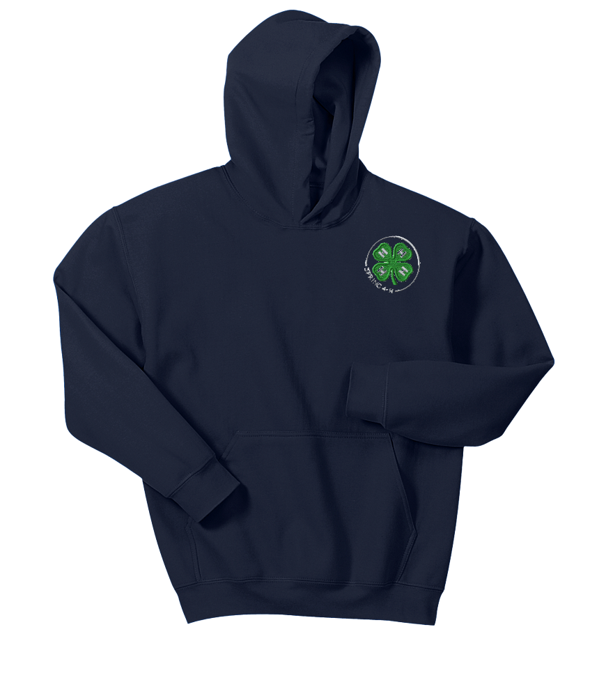 Spring 4-H Youth Gildan Hooded Sweatshirt