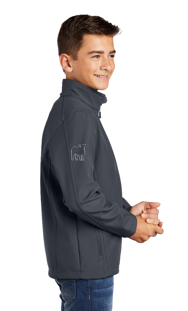 Youth Chualar 4-H BATTLESHIP GREY 4-H Port Authority Soft Shell Jacket