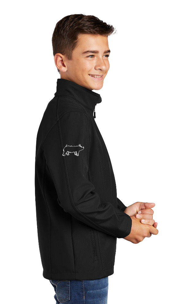Youth KCBR 4-H BLACK 4-H Port Authority Soft Shell Jacket