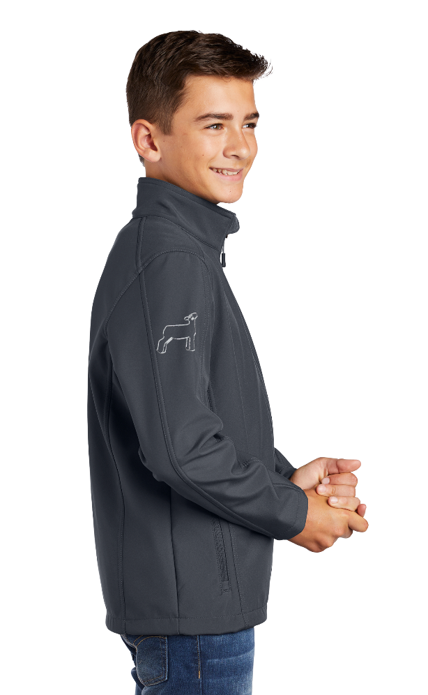 Youth Chualar 4-H BATTLESHIP GREY 4-H Port Authority Soft Shell Jacket