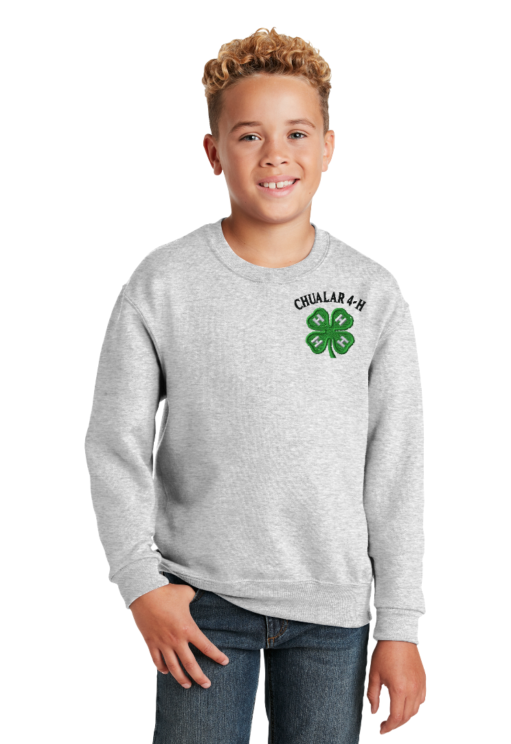 Youth Chualar 4-H Jerzees Crewneck Sweatshirt