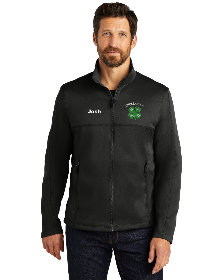 Chualar 4-H Personalized Men's GRAPHITE GREY Port Authority ® Collective Smooth Fleece Jacket