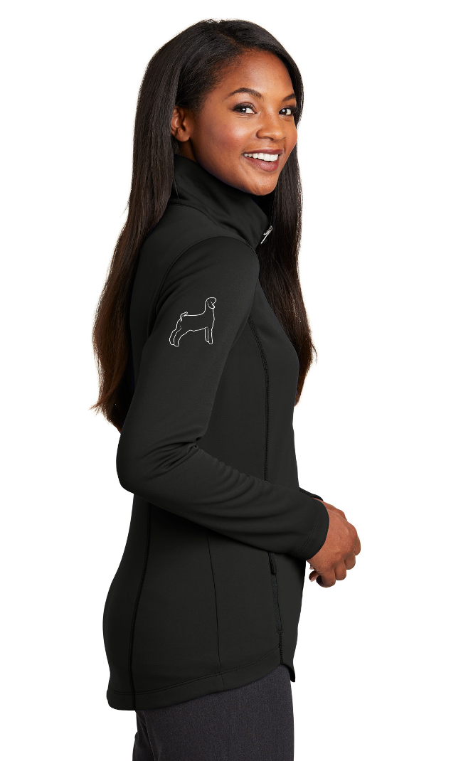 Chualar 4-H Personalized Women's BLACK Port Authority ® Collective Smooth Fleece Jacket