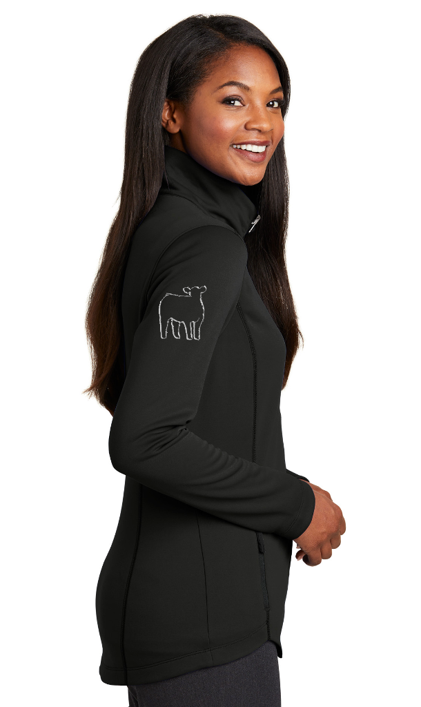 Chualar 4-H Personalized Women's BLACK Port Authority ® Collective Smooth Fleece Jacket