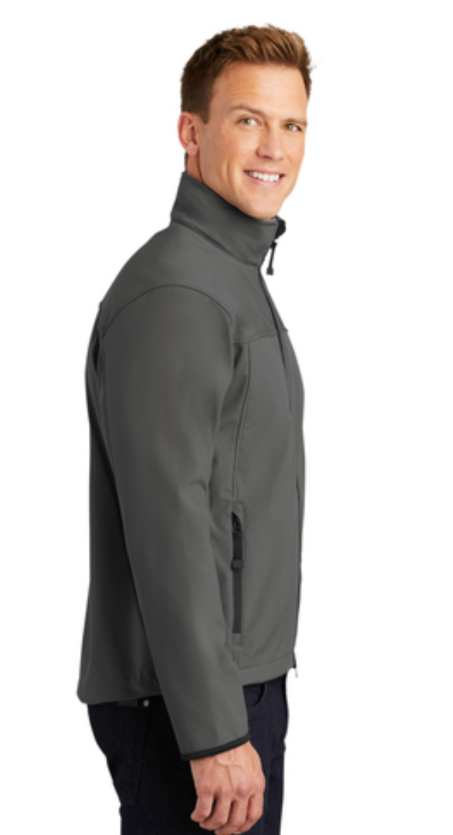 Iredell Men's Personalized GREY Collective Tech Soft Shell Jacket