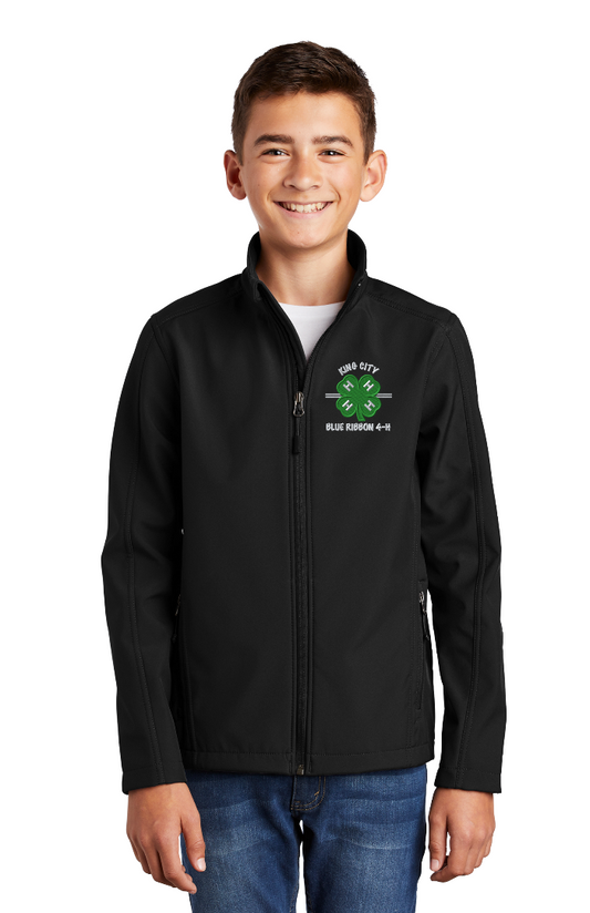 Youth KCBR 4-H BLACK 4-H Port Authority Soft Shell Jacket