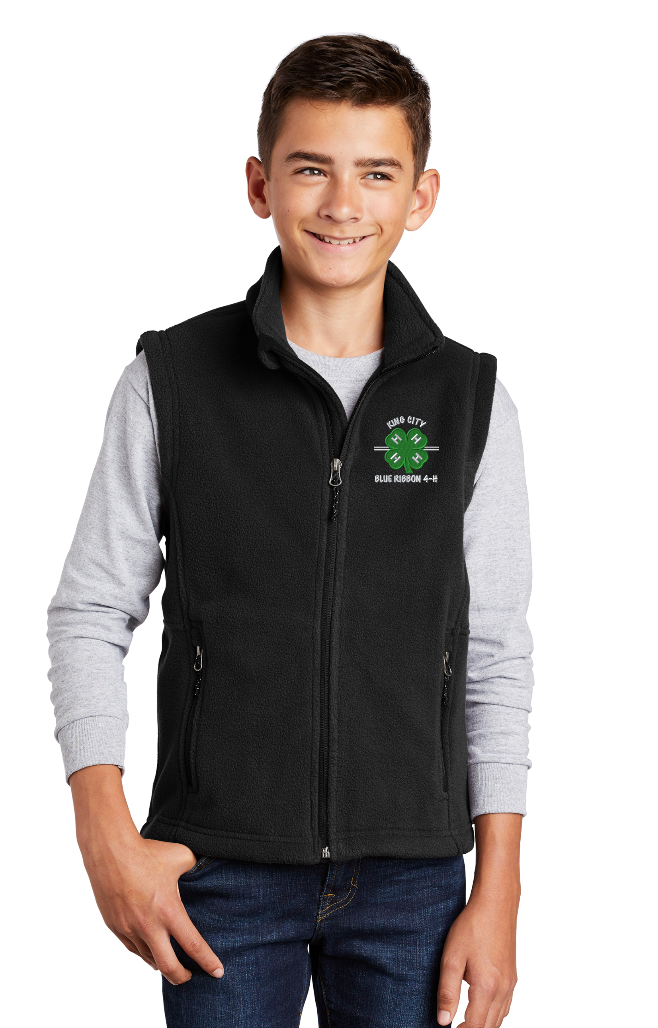 Youth KCBR 4-H Port Authority Fleece Vest