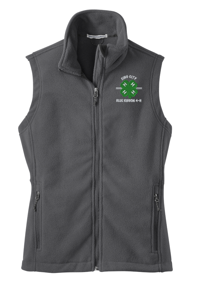Ladies KCBR 4-H Port Authority Fleece Vest