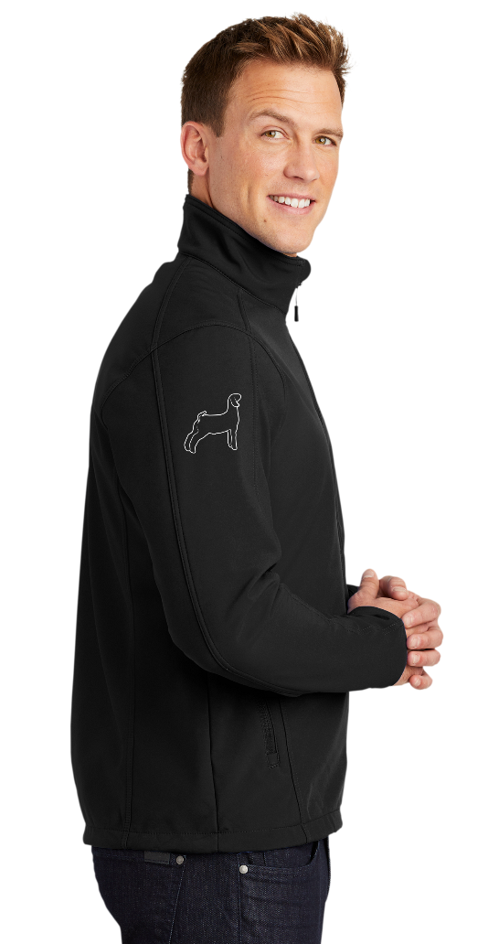 Spring 4-H Personalized Men's BLACK  Core Soft Shell Jacket