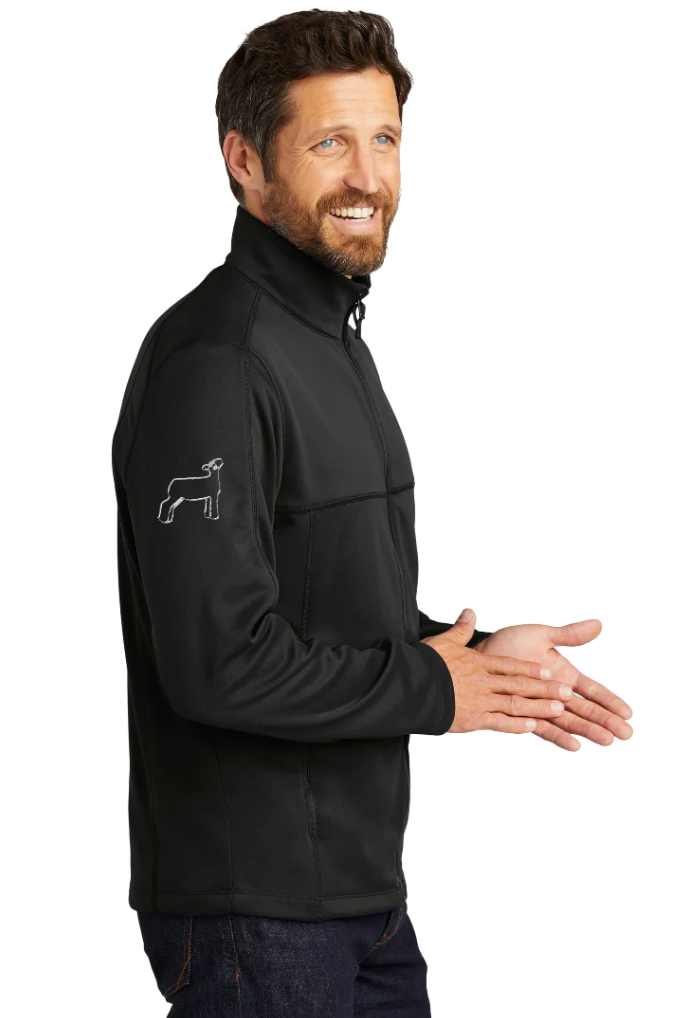 Salinas Men's Personalized BLACK Collective Tech Soft Shell Jacket