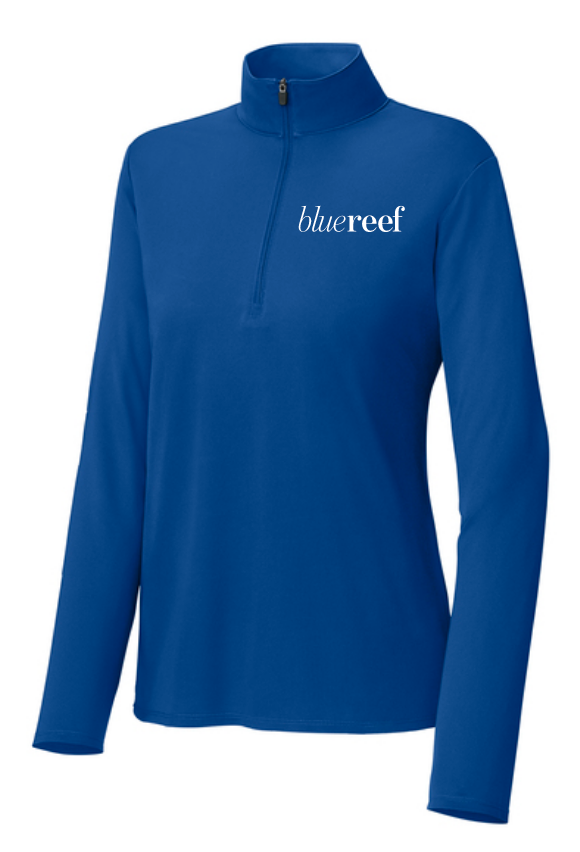 Blue Reef Micropique Sport-Wick® 1/4-Zip