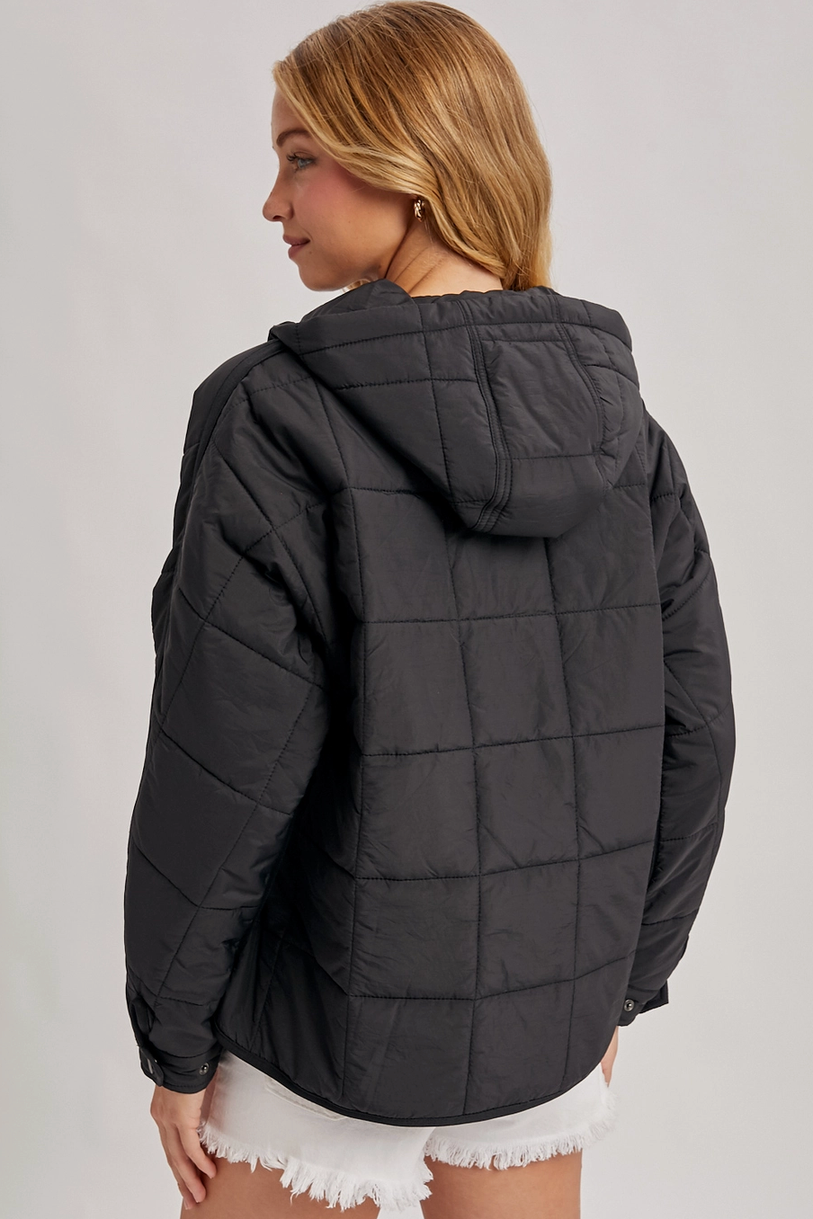 Reeves Livestock Quilted Puffer Hooded Pullover Jacket
