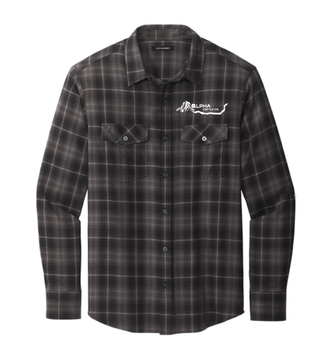 Alpha Cattle Ombre Plaid Shirt