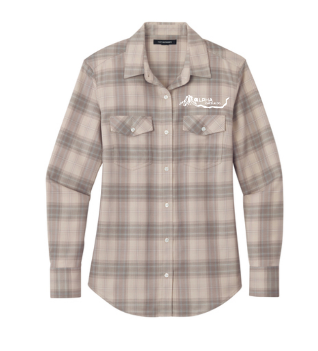 Alpha Cattle Ombre Plaid Shirt