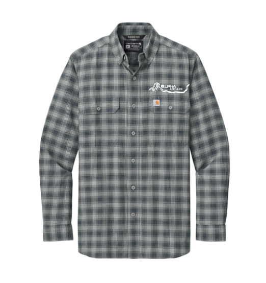 Alpha Cattle Plaid Long Sleeve Shirt