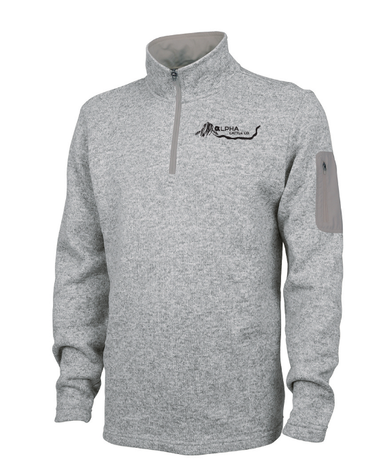 Alpha Cattle Heathered Fleece Pullover