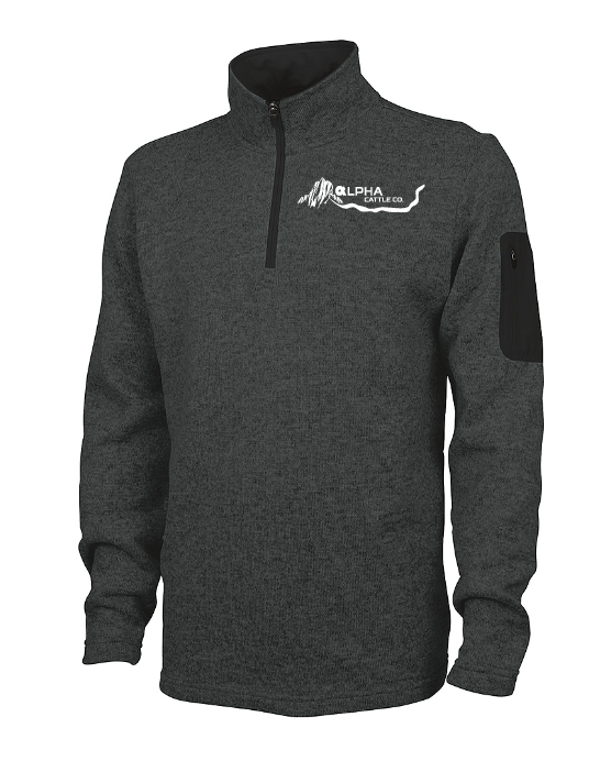 Alpha Cattle Heathered Fleece Pullover