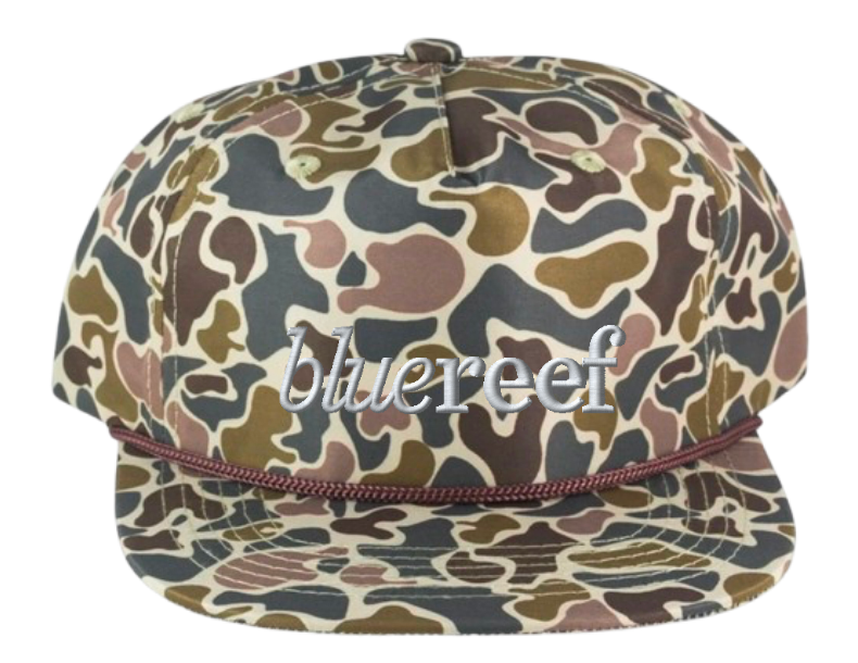 Blue Fish Rope Hat Blue Reef Blank Rope Hats – Windy Oaks Embroidery
