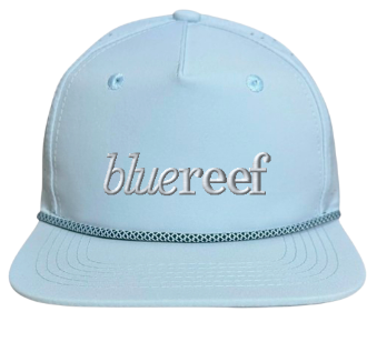 Blue Fish Rope Hat Blue Reef Blank Rope Hats – Windy Oaks Embroidery