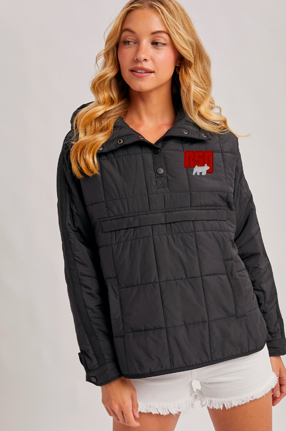 RSG Quilted Puffer Hooded Pullover Jacket