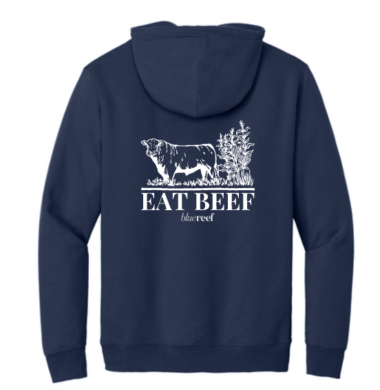 Blue Reef Port & Company® Essential Fleece Full-Zip Hooded Sweatshirt