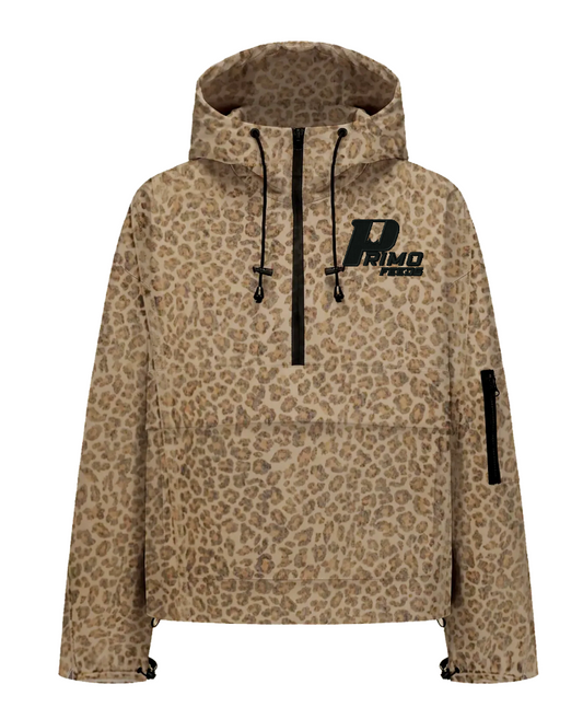 Primo Leopard Oversized Windbreaker